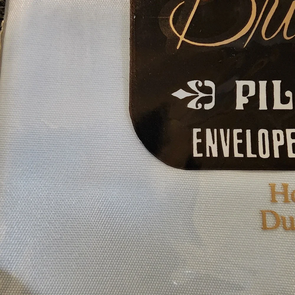 Vintage Silky Sleep Bridal Satin Pillow Case Envelope Hidden Zipper 21